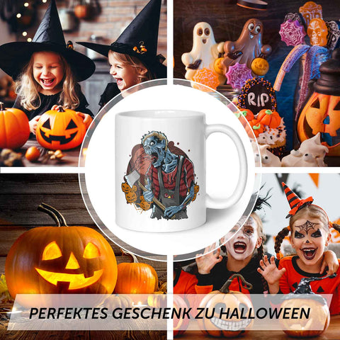Bedruckte Tasse mit Motiv im Zombie Design