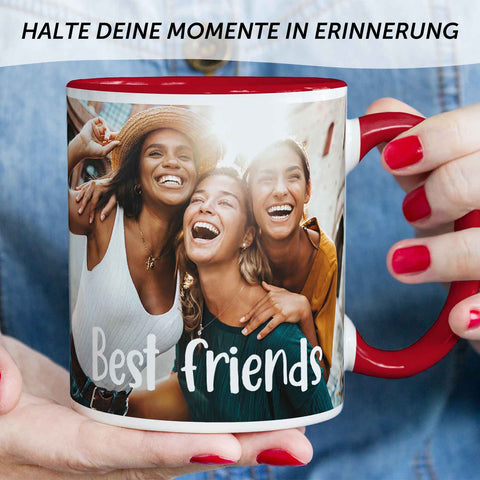 Bedruckte Tasse mit eigenem Foto