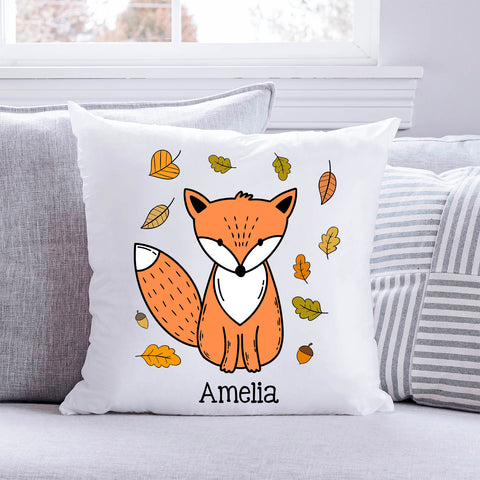 Bedrucktes Kissen mit Spruch Fox Autumn