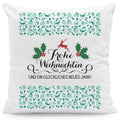 Kissen mit Weihnachtsmotiv - Frohe Weihnachten und neues Jahr - Weihnachtsdeko - Für Sie & Ihn