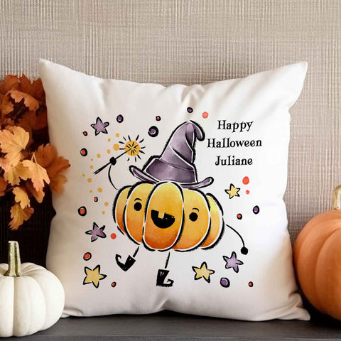 Bedrucktes Kissen "Happy Halloween" in versch. Designs