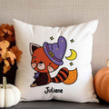 Bedrucktes Kissen mit Motiv Halloween Tiere