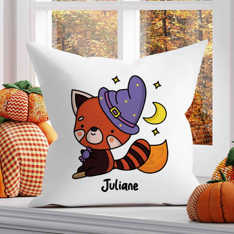 Bedrucktes Kissen mit Motiv Halloween Tiere
