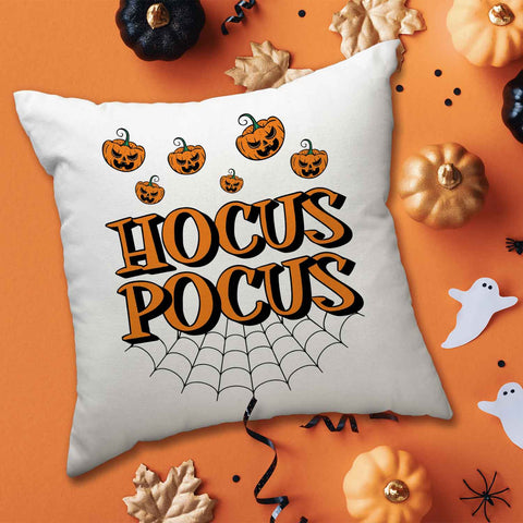 Bedrucktes Kissen mit Motiv Hocus Pocus