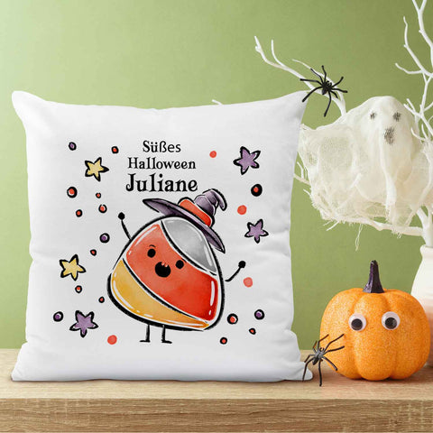 Bedrucktes Kissen "Happy Halloween" in versch. Designs