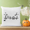 Bedrucktes Kissen mit Motiv Pumpkin Heartbeat