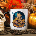 Bedruckte Tasse mit Motiv im Halloween Teddy Design