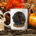 Bedruckte Tasse mit Motiv im Halloween Werwolf Design