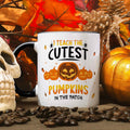 Bedruckte Tasse mit Spruch I teach the cutest Pumpkins