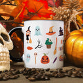 Bedruckte Tasse im Halloween Motive Design