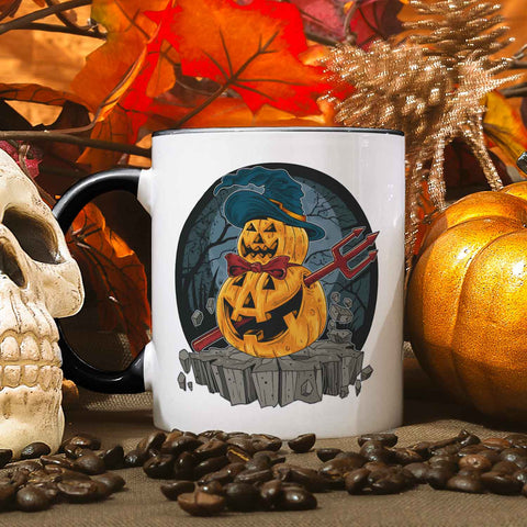 Bedruckte Tasse mit Motiv im Pumpkin Design