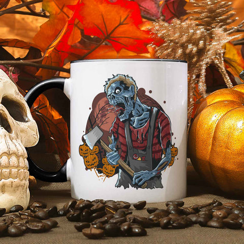 Bedruckte Tasse mit Motiv im Zombie Design