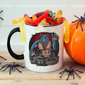 Bedruckte Tasse mit Motiv im Halloween Werwolf Design