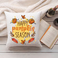 Bedrucktes Kissen mit Spruch Happy Pumpkin Season