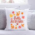 Bedrucktes Kissen mit Spruch Hello Autumn