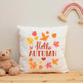 Bedrucktes Kissen mit Spruch Hello Autumn
