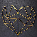 Origami 3D Herz aus Holz -