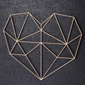 Origami 3D Herz aus Holz -