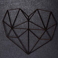 Origami 3D Herz aus Holz -