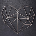 Origami 3D Herz aus Holz -