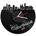 Schallplattenuhr Skyline Hildburghausen