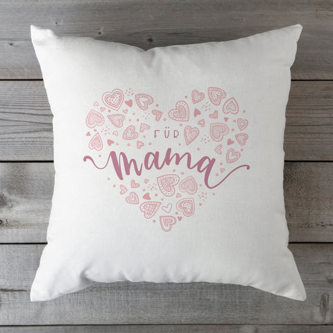 Bedrucktes Kissen mit Spruch Für Mama