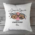 Bedrucktes Kissen mit Motiv "Oma & Opa Enkelkind" mit Wunschnamen