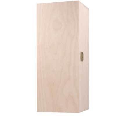 Holzkiste für Kerzen