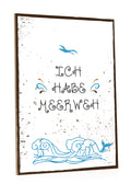 Holzschild Ich habe Meerweh