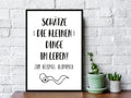 Holzschild mit Spruch - Die kleinen Dinge im Leben