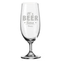 Leonardo Bierglas mit Gravur "It's Beer time" mit Name