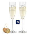 Leonardo Sektglas mit Gravur "Je t'aime"