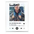 Song Cover auf Acrylglas - Personalisiertes Geschenk mit Foto im Musik Cover Design