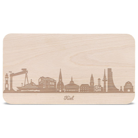 Frühstücksbrettchen Skyline Kiel