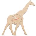 Kinder Wanduhr Giraffe Natur