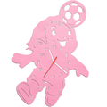 Kinder Wanduhr im Fußballer Design
