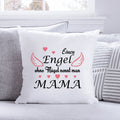 Bedrucktes Kissen mit Spruch Engel ohne Flügel