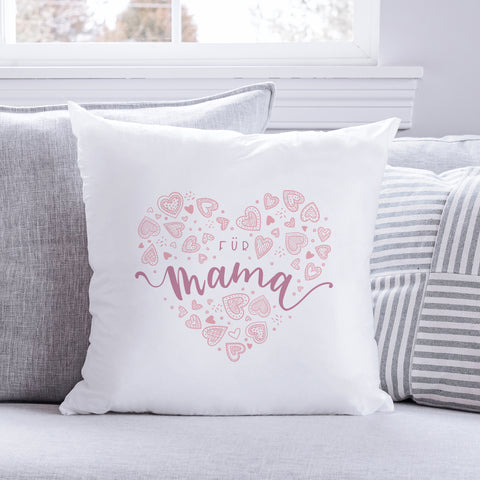Bedrucktes Kissen mit Spruch Für Mama