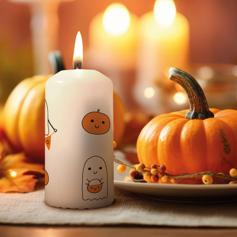 Kleine Kerze "Halloween Geist"