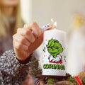 Kleine Kerze "Grinch" mit eigenem Namen