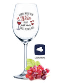 Leonardo Weinglas mit Gravur "Komm mach den Wein auf"