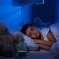 Graviertes Acrylglas im Einhorn Design mit LED-Sockel