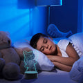 Graviertes Acrylglas im Fee Design mit LED-Sockel