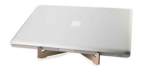 Universal Laptop Ständer aus Holz für Notebooks, MacBook und MacBook Pro
