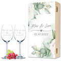 Leonardo Gläser mit Gravur im "Wedding Love" Design als Set