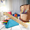 Lineal zur Einschulung im Regenbogen Design für Kinder aus Holz