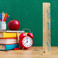 Lineal zur Einschulung im Wellen Design für Kinder aus Holz