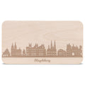 Frühstücksbrettchen Skyline Magdeburg