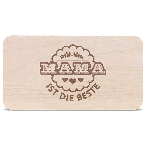 Frühstücksbrettchen Mama + Papa sind die Besten im Set