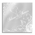 Motivspiegel Two Hearts mit Gravur